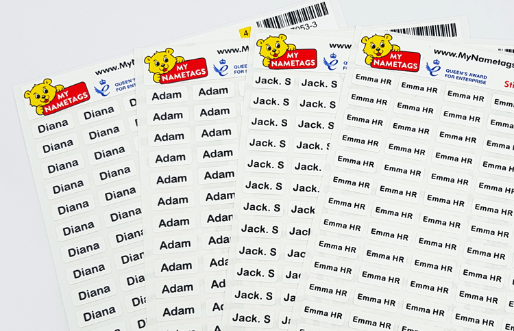 name labels for office